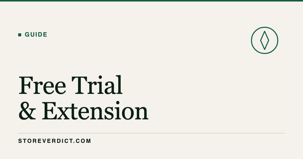 TrendTrack Free Trial & Free Chrome Extension Guide (StoreVerdict)