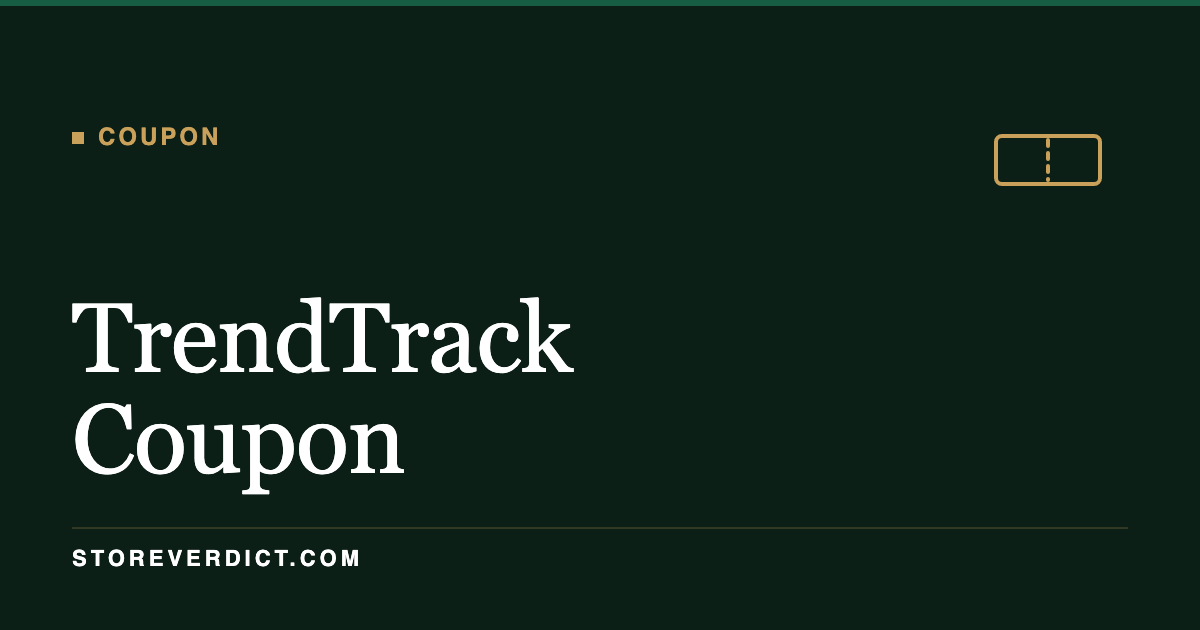 TrendTrack Coupon & Discount Code (StoreVerdict)
