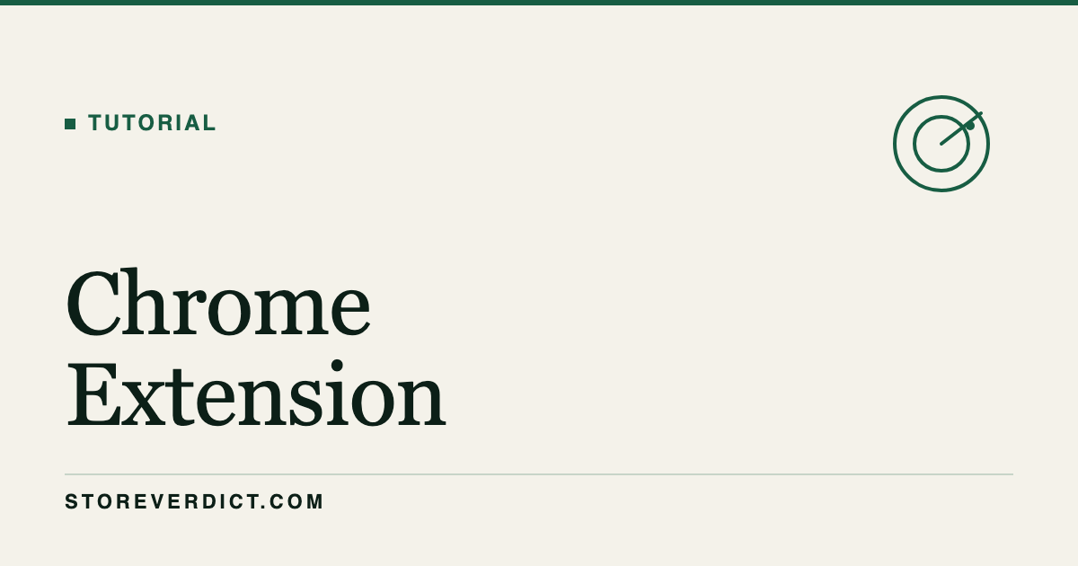 How to Use the TrendTrack Chrome Extension (StoreVerdict)