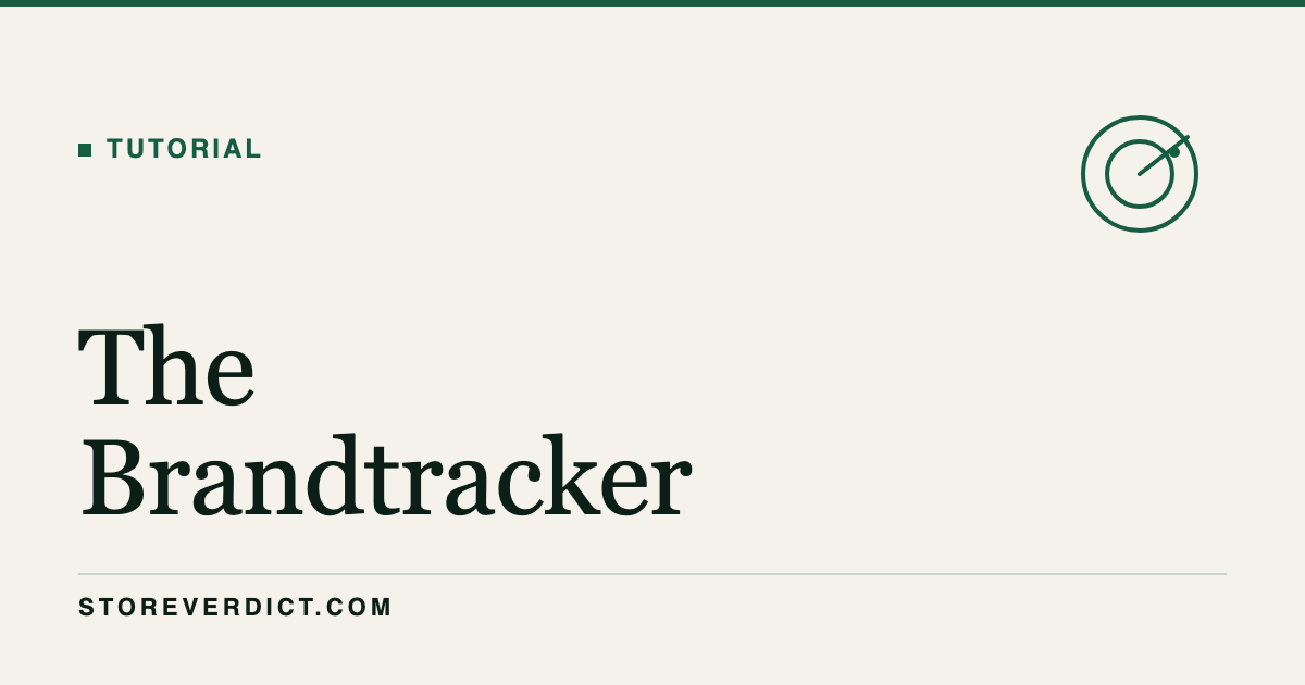 Brandtracker Tutorial: Track a Store's Ads, Tests, Emails & LPs (StoreVerdict)
