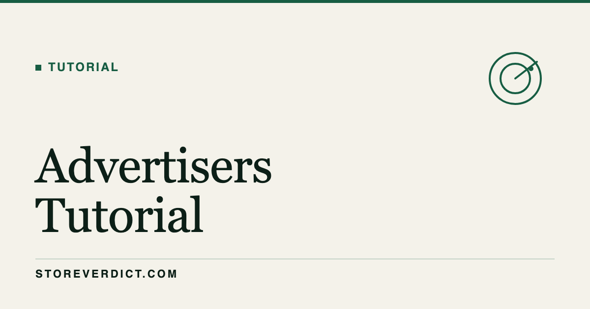 Advertisers Tutorial: Rank FB Pages by Ad Activity (StoreVerdict)