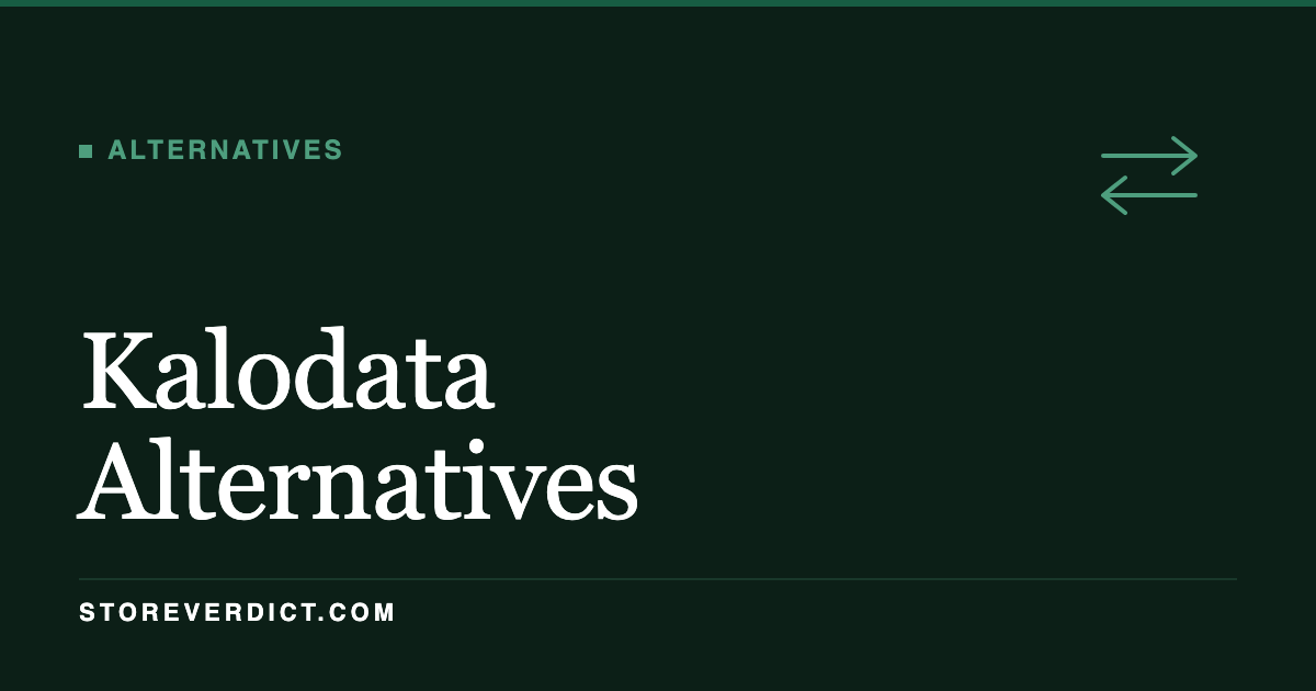 Best Kalodata Alternatives for TikTok Research (StoreVerdict)