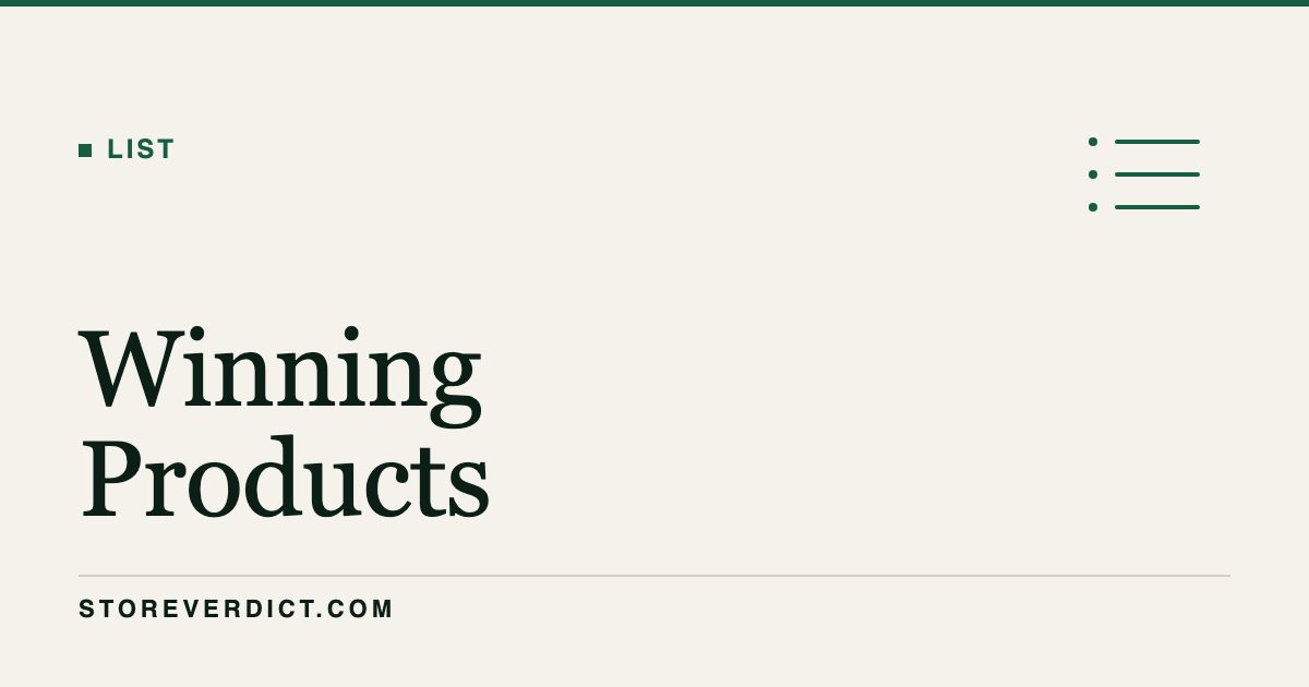 Winning Products: 30 Ideas This Season (StoreVerdict)