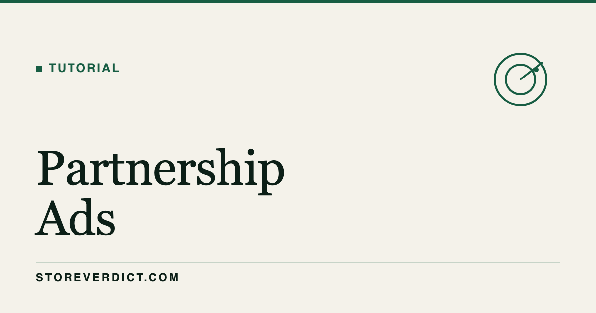 Partnership Ads: Find Whitelisted Creator Ads (StoreVerdict)
